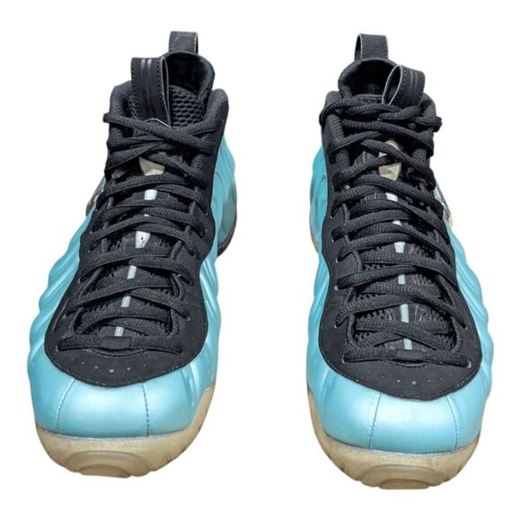 NIKE Air Foamposite Pro 'Island Green' Sneakers Size 9.5 - Picture 4 of 9